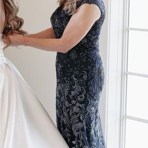 Mon Cheri Navy Mother of the Bride / Mother of the Groom Dress